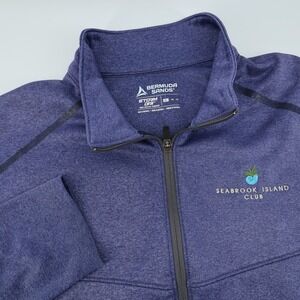 Seabrook Island Club Full Zip Bermuda Sands Storm DRI Jacket‎ Mens XL FLAWS